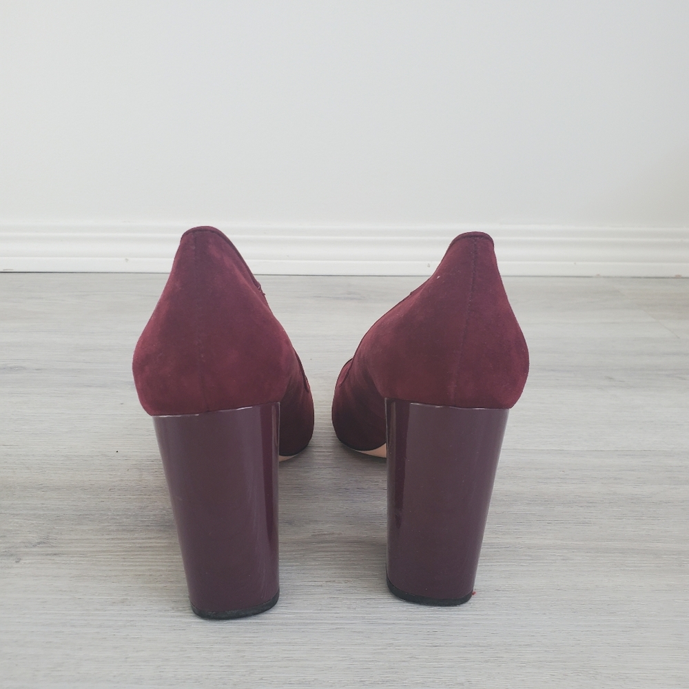 CALVIN KLEIN Burgundy Heels - Picture 3 of 7